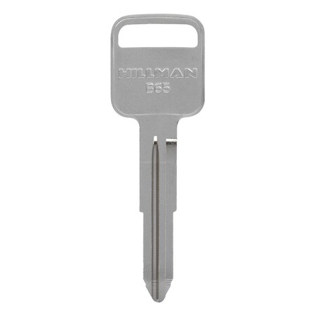 Hillman Automotive Universal Key Blank for Double Sided for GM - Case of 10; Silver 5964382